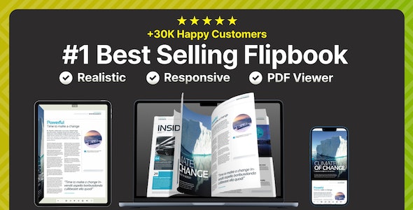 Real3D FlipBook v4.51 - WordPress Plugin