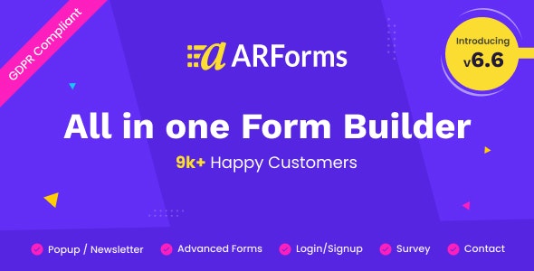 ARForms v6.3 - Wordpress Form Builder Plugin