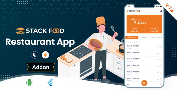 StackFood Multi Restaurant - Food Ordering Restaurant App v7.2.1