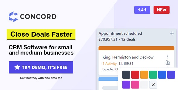 Concord v1.4.1 - Deals Management CRM