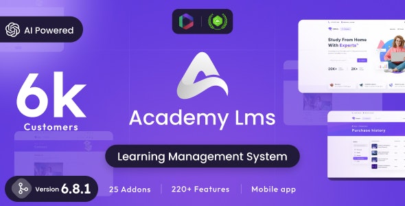 Academy LMS v6.7 - Learning Management System - nulled