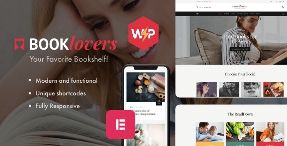 Booklovers v2.13 - Publishing House & Book Store WordPress Theme + RTL 