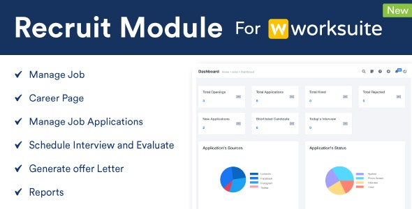 Recruit Module For Worksuite CRM v2.1.6