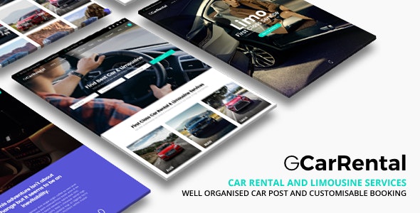 Grand Car Rental v3.6.9 - Limousine Car Rental WordPress 