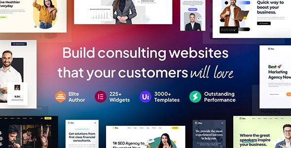 Rise v3.0.13 - Business & Consulting WordPress Theme 