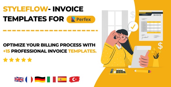 StyleFlow v1.0.0 - Invoice Templates For Perfex CRM - nulled