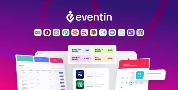 WP Eventin v3.3.41 - Events Manager & Tickets Selling Plugin for WooCommerce