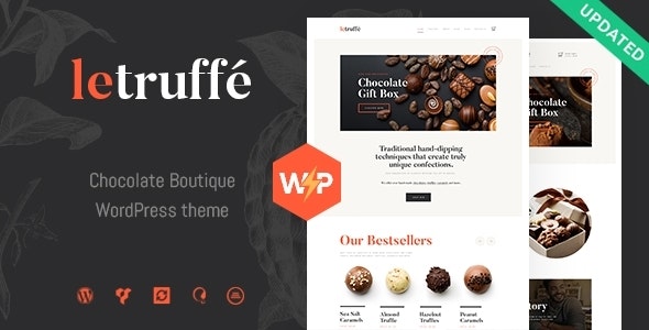 Le Truffe v1.1.7 - Chocolate Sweets & Candy Store WordPress Theme 