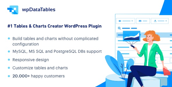 wpDataTables v6.5 - Tables and Charts Manager for WordPress 