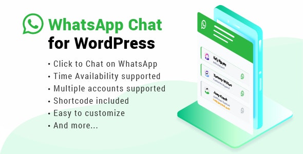 WhatsApp Chat for WordPress v3.6