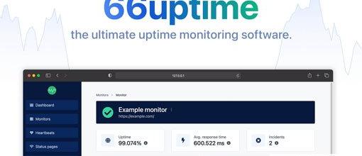 66Uptime v32.0.0 - Uptime & Cronjob Monitoring tool - nulled