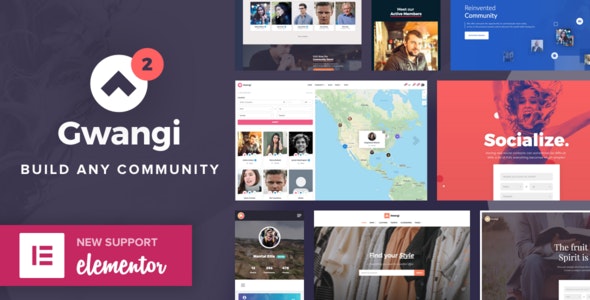 Gwangi v2.4.5 - PRO Multi-Purpose Membership, Social Network & BuddyPress Community Theme 