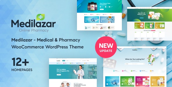 Medilazar v1.2.5 - Pharmacy Medical WooCommerce WordPress Theme 