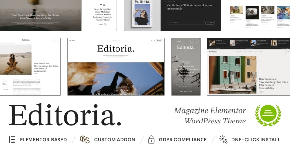 Editoria v1.0.2 - Newspaper & Magazine WordPress Theme 