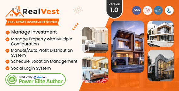 RealVest v1.0 - Real Estate Investment System - nulled