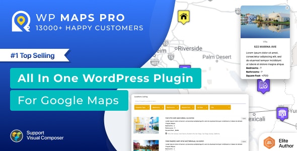 Advanced Google Maps Plugin for Wordpress v5.7.6 