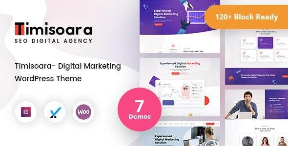 Timisoara v3.0.1 - Digital Marketing WordPress Theme + RTL 