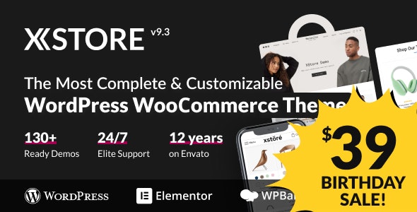 XStore v9.3.11 - Multipurpose WooCommerce Theme 