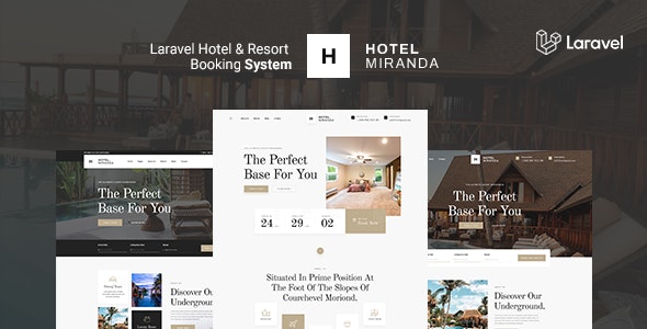 Miranda v1.40.2 - Hotel and Resort Booking system - nulled