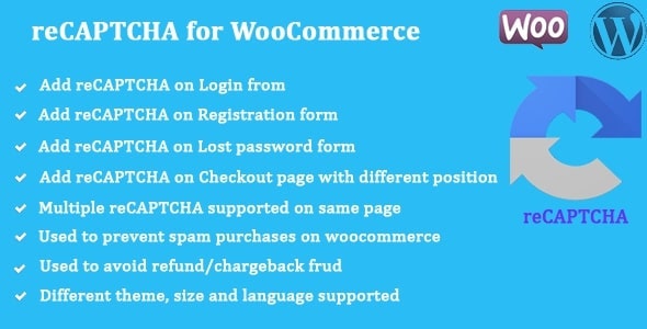 reCAPTCHA for WooCommerce v1.2.2 