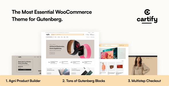 Cartify v1.2.6 - WooCommerce Gutenberg WordPress Theme 