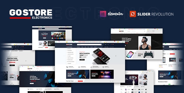 GoStore v1.3.5 - Elementor WooCommerce WordPress Theme 