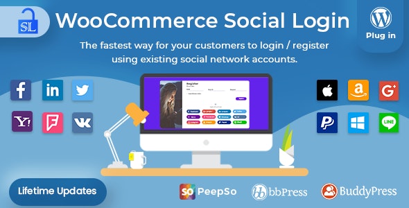 WooCommerce Social Login v2.5.8 - WordPress plugin