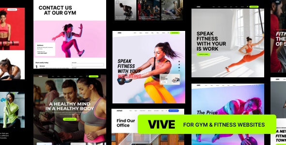 Vive v1.3.1 - Fitness Gym WordPress 