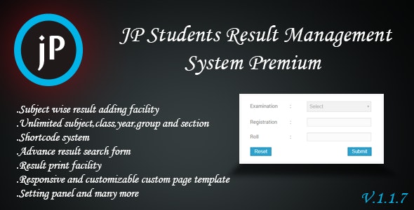 JP Students v1.1.7 - Result Management System Premium