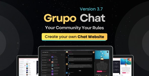 Grupo Chat v3.6 - Chat Room & Private Chat PHP Script - nulled