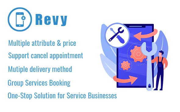 Revy v2.0 - WordPress booking system for repair service industries