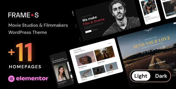 Frames v1.4.0 - Movie Studios & Filmmakers WordPress theme 