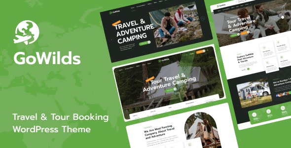 Gowilds v1.1.0 - Travel & Tour Booking WordPress Theme 