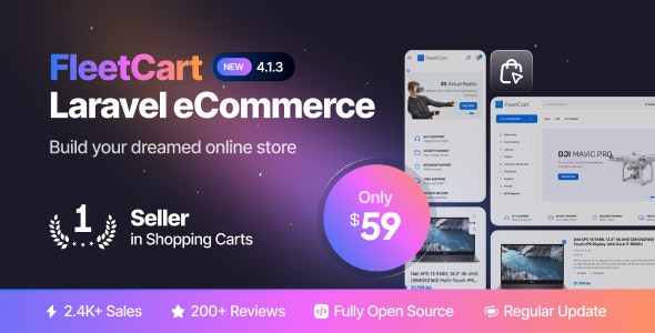 FleetCart v4.1.3 - Laravel Ecommerce CMS - nulled