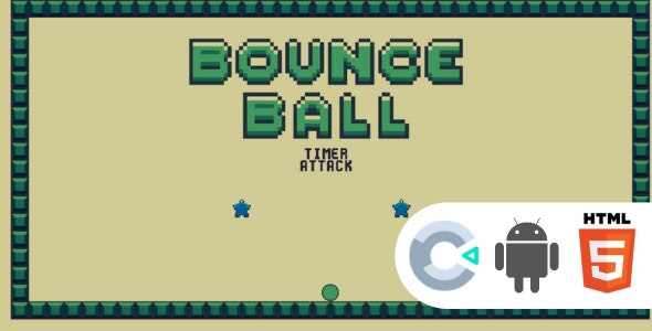 Bounce Ball (Timer Attack) v1.0 - HTML5 Game - Construct3