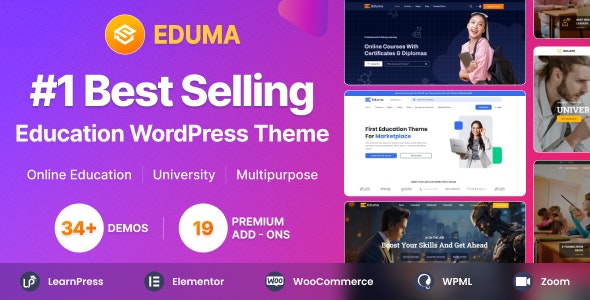 Eduma v5.5.1 - Education WordPress Theme 