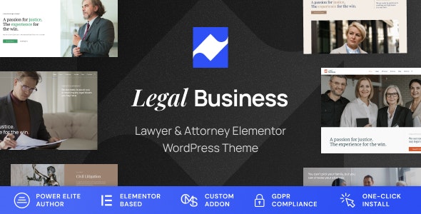 Legal Business v1.0.3 - Attorney & Lawyer WordPress Theme 