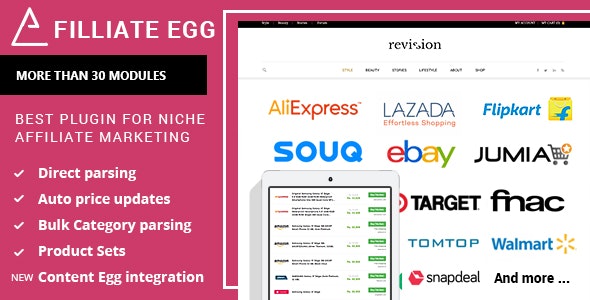 Affiliate Egg v1.0.9.11 - Niche Affiliate Marketing Wordpress Plugin