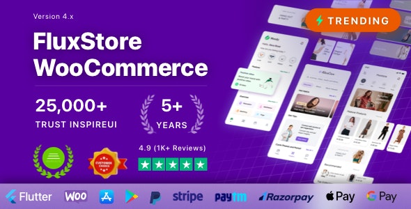 Fluxstore WooCommerce v4.0 - Flutter E-commerce Full App