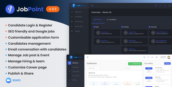 JobPoint v3.3 - Recruitment Management System - nulled