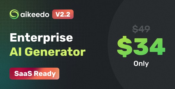 Aikeedo v1.4.3 - AI Content Generator Platform - SaaS Ready - OpenAI - nulled