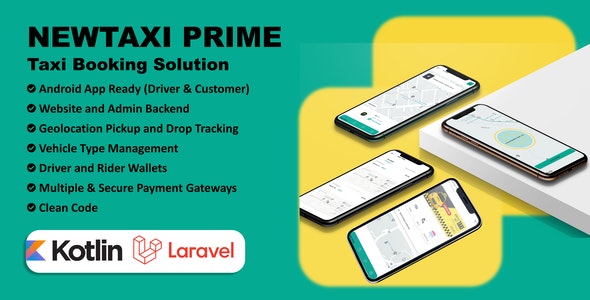 NewTaxi Prime v1.0 - Taxi App With Admin Panel