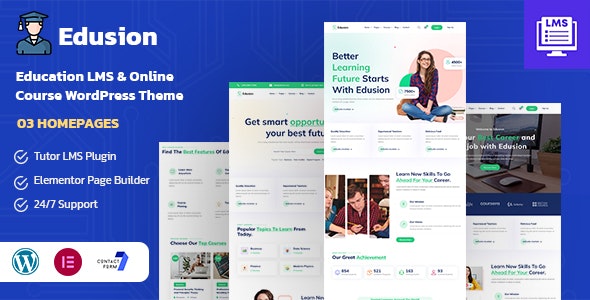 Edusion v1.4 - Education LMS WordPress Theme 