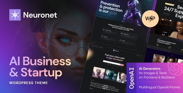 Neuronet v1.7 - AI Business & Startup WordPress Theme 