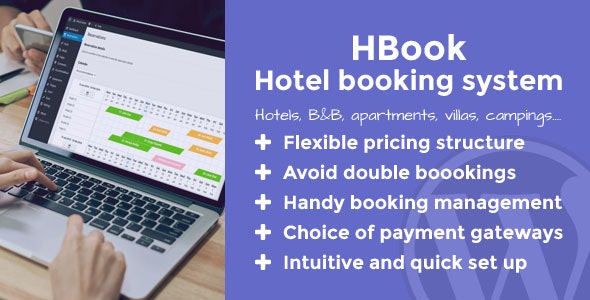 HBook v2.0.25 - Hotel booking system - WordPress Plugin