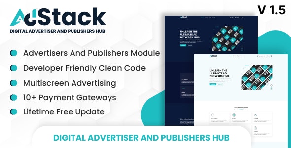 AdStack v1.3 - Digital Advertiser and Publishers Hub