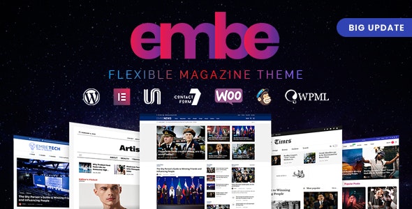 EmBe v2.2.0 - Flexible Magazine WordPress Theme 