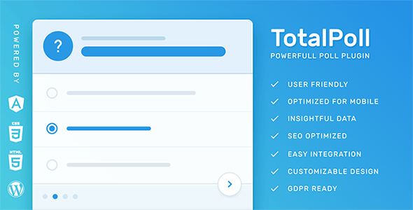 TotalPoll Pro v4.10.2 - WordPress Poll Plugin