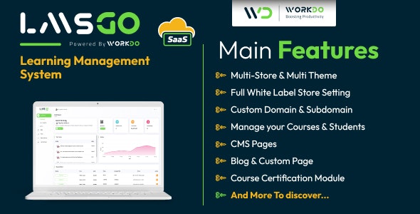 LMSGo SaaS v3.9 - Learning Management System - nulled