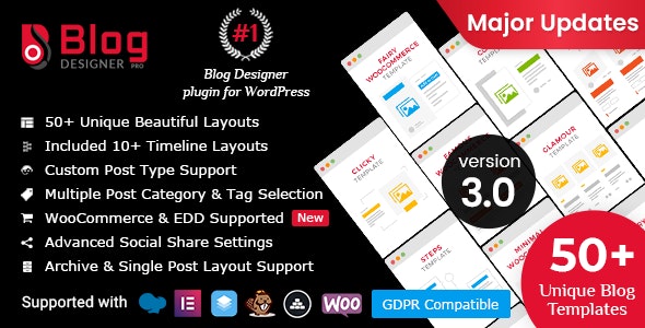 Blog Designer PRO for WordPress v3.4.6